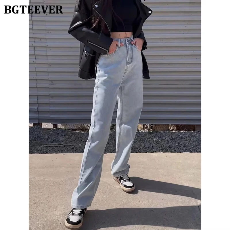 BGTEEVER Stylish Loose Full Female Denim Pants Spring Summer Ladies Pantalon High Waist Wide Leg Women Jeans Trousers
BGTEEVER Stylish Loose Full Female Denim Pants Spring Summer Ladies Pantalon High Waist Wide Leg Women Jeans Trousers