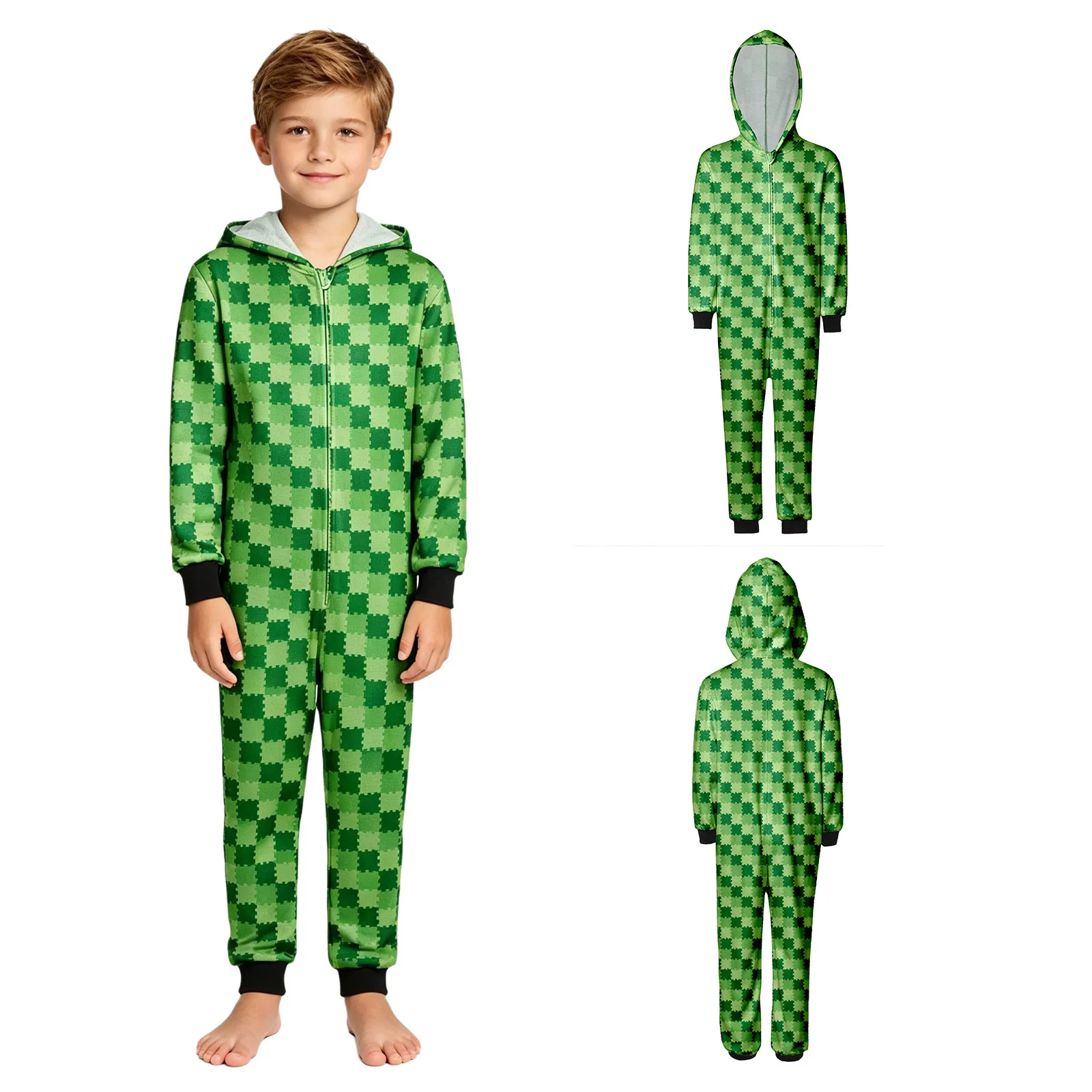 Kids Full Body Zipper Jumpsuit Hooded Long Sleeve Colorful Printed Coverall for Halloween Cosplay Dress Up Party
Kids Full Body Zipper Jumpsuit Hooded Long Sleeve Colorful Printed Coverall for Halloween Cosplay Dress Up Party