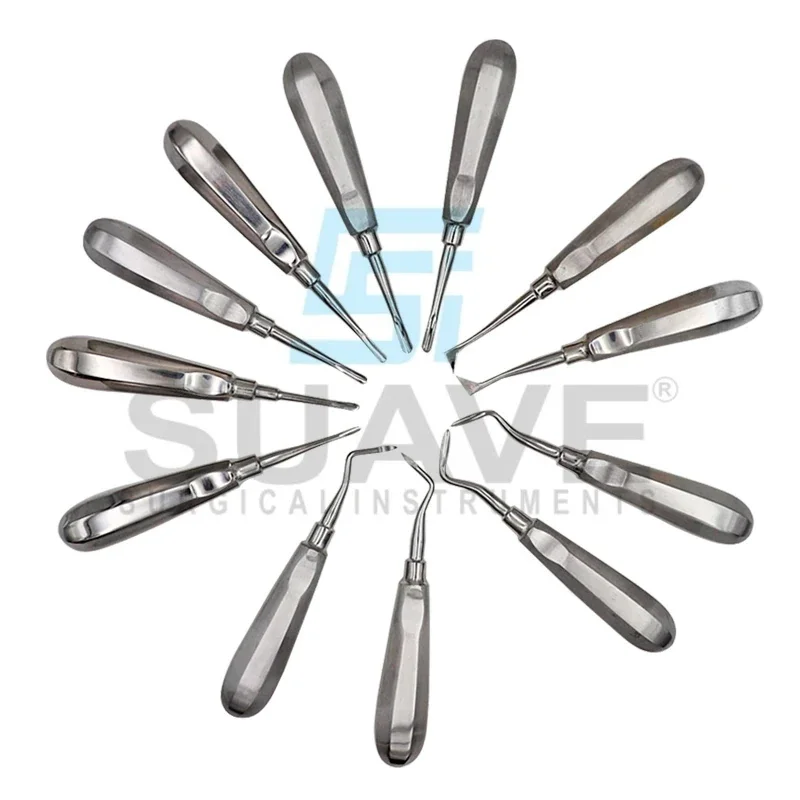 Customized Stainless Steel Dentals Elevator Minimal Invasive Dentals Extraction Stainless Steel By SUAVE SURGICAL INSTRUMENTS
Customized Stainless Steel Dentals Elevator Minimal Invasive Dentals Extraction Stainless Steel By SUAVE SURGICAL INSTRUMENTS