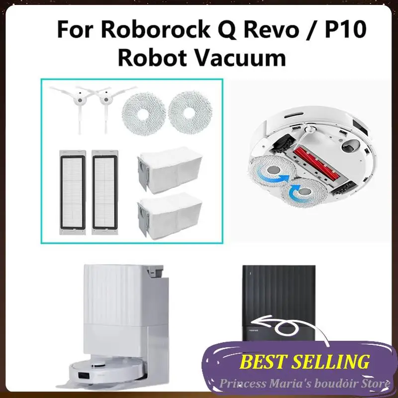 AB30-9PCS Комплект запасных частей для Roborock Q Revo/Roborock P10 A7400RR Робот-пылесос Боковая щетка Фильтр Мешки для пыли Швабра
AB30-9PCS Комплект запасных частей для Roborock Q Revo/Roborock P10 A7400RR Робот-пылесос Боковая щетка Фильтр Мешки для пыли Швабра