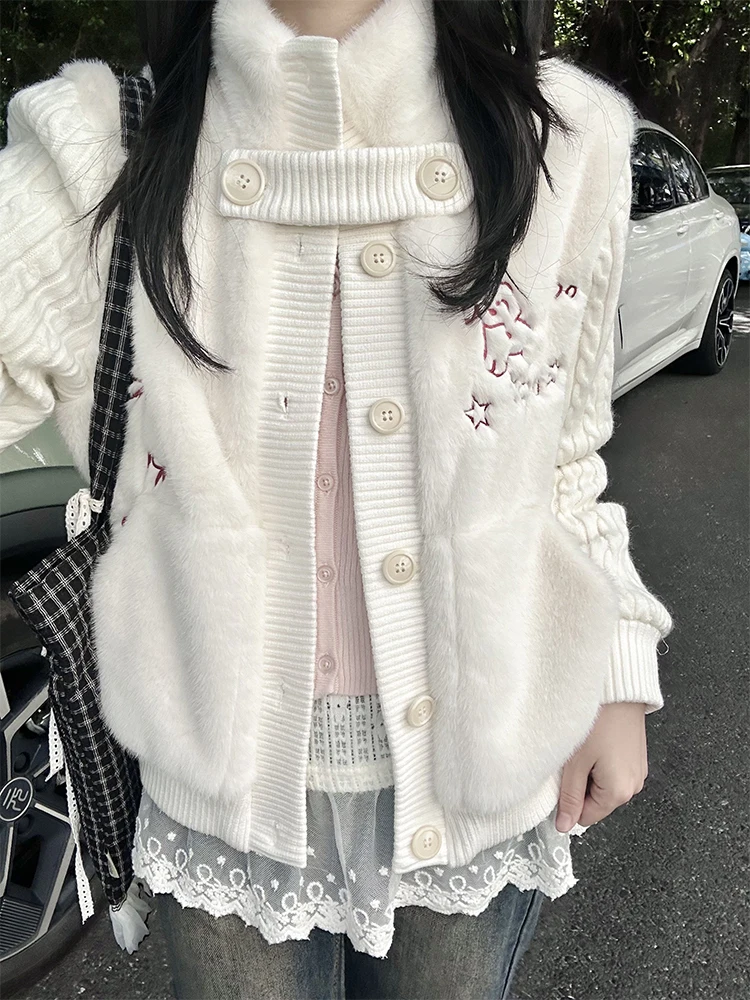 Women's Knitted Long Sve round Ne Sweater Winter New Sle College Sle Dog Pattern Small Size Warm Faionable Top
Women's Knitted Long Sve round Ne Sweater Winter New Sle College Sle Dog Pattern Small Size Warm Faionable Top