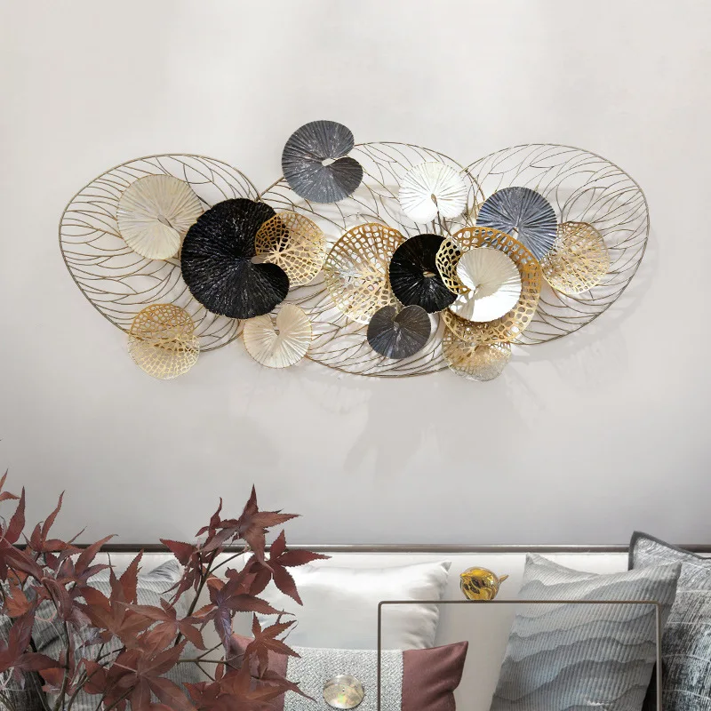 Nordic Creative Line Hollow Metal Living Room Wall Decoration Ink Floating Chain lotus leaf Porch Room Iron 3D Wall Hanging
Nordic Creative Line Hollow Metal Living Room Wall Decoration Ink Floating Chain lotus leaf Porch Room Iron 3D Wall Hanging