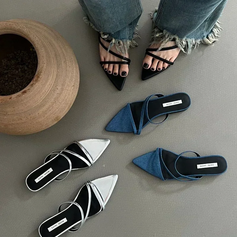 2024 Summer Fashion Sexy Open Toe Rome Slippers Flat Casual Beach Shoes Designer Sandalias De Mujer Zapatos Mujer Mules Footwear
2024 Summer Fashion Sexy Open Toe Rome Slippers Flat Casual Beach Shoes Designer Sandalias De Mujer Zapatos Mujer Mules Footwear