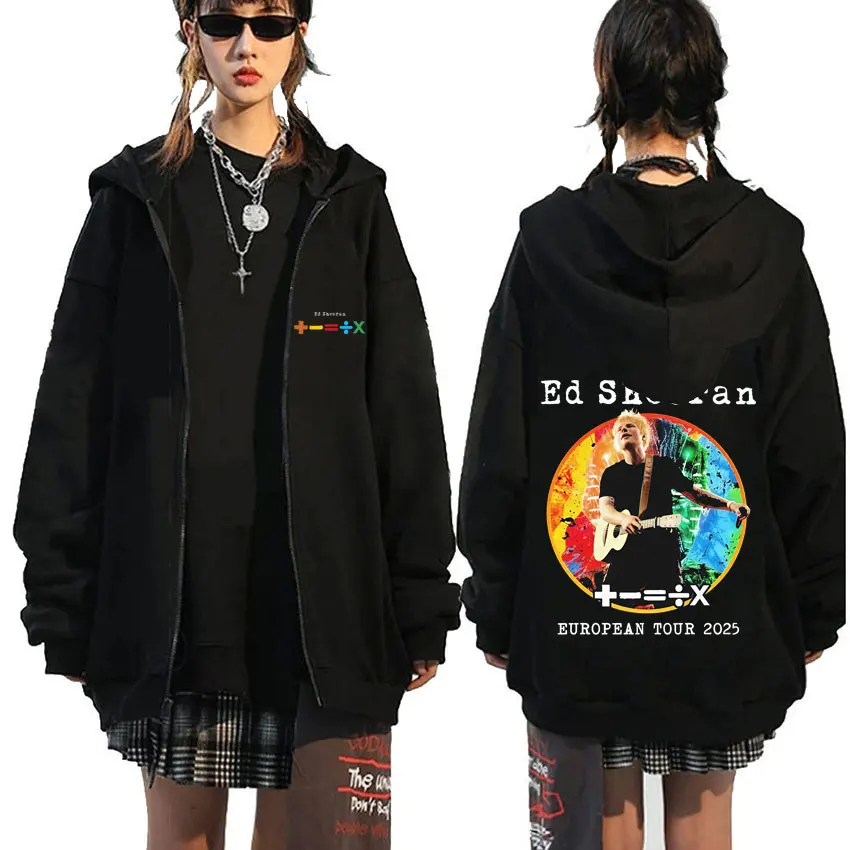 Singer Ed Sheeran European Tour 2025 Zipper Hoodie Men Women Casual Vintage Zip Up Sweatshirt Fashion Oversized Zip Up Jacket
Singer Ed Sheeran European Tour 2025 Zipper Hoodie Men Women Casual Vintage Zip Up Sweatshirt Fashion Oversized Zip Up Jacket