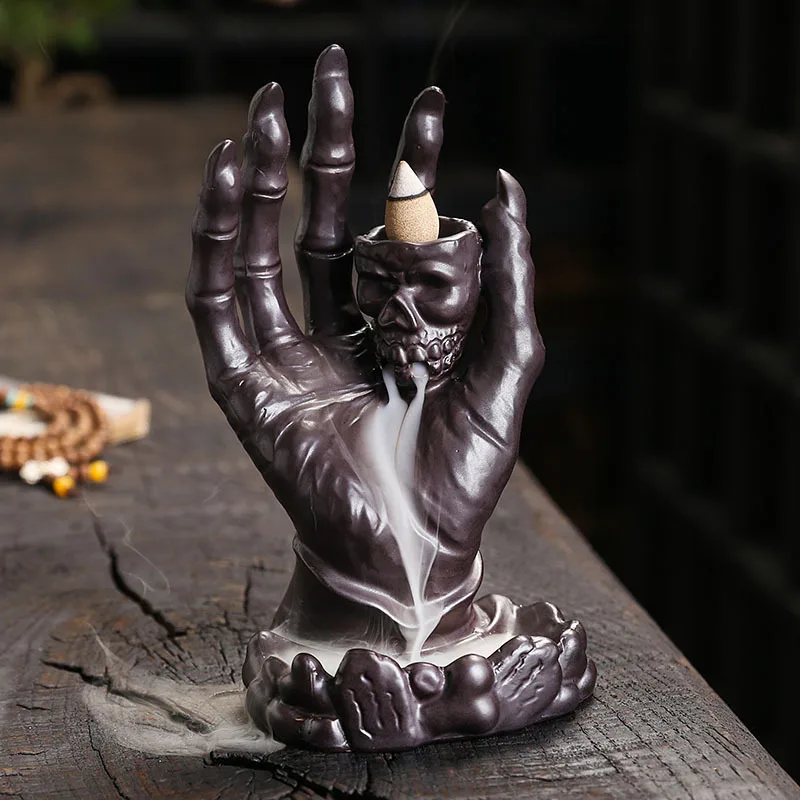 WW ceramic kiln change backflow incense burner creative head bergamot backflow burner
WW ceramic kiln change backflow incense burner creative head bergamot backflow burner