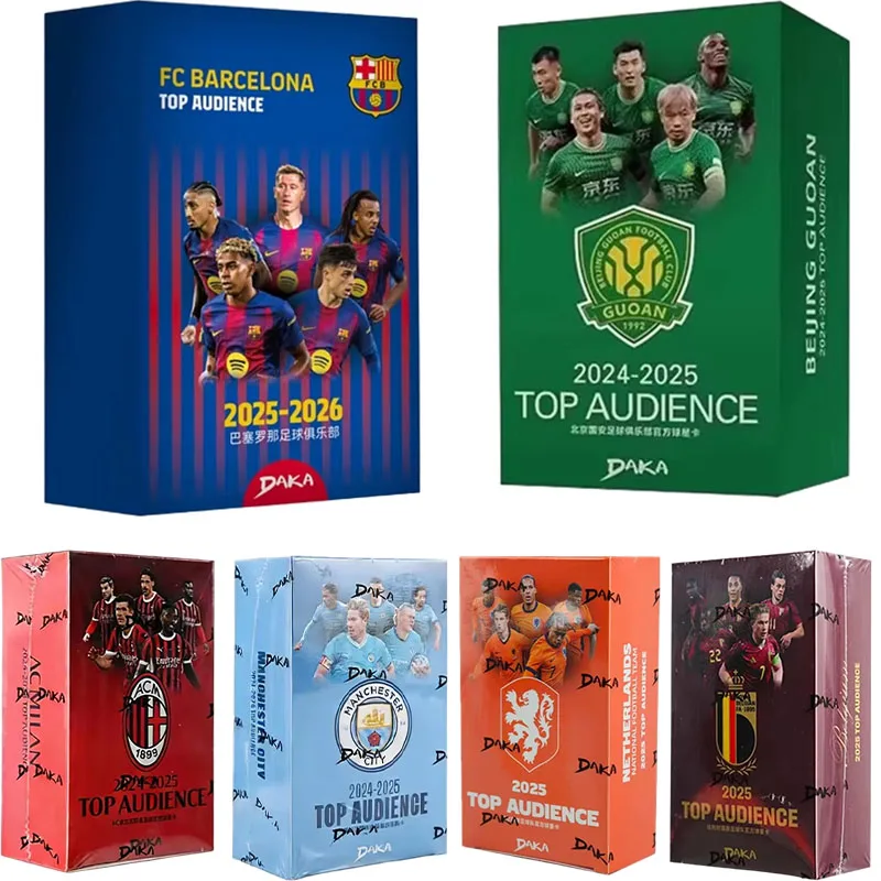 Genuine Daka Original Premium Football Cards 2025-2026 Entire Season Hit Rare Messi Mbappe Athlete Trading Card Collection
Genuine Daka Original Premium Football Cards 2025-2026 Entire Season Hit Rare Messi Mbappe Athlete Trading Card Collection 