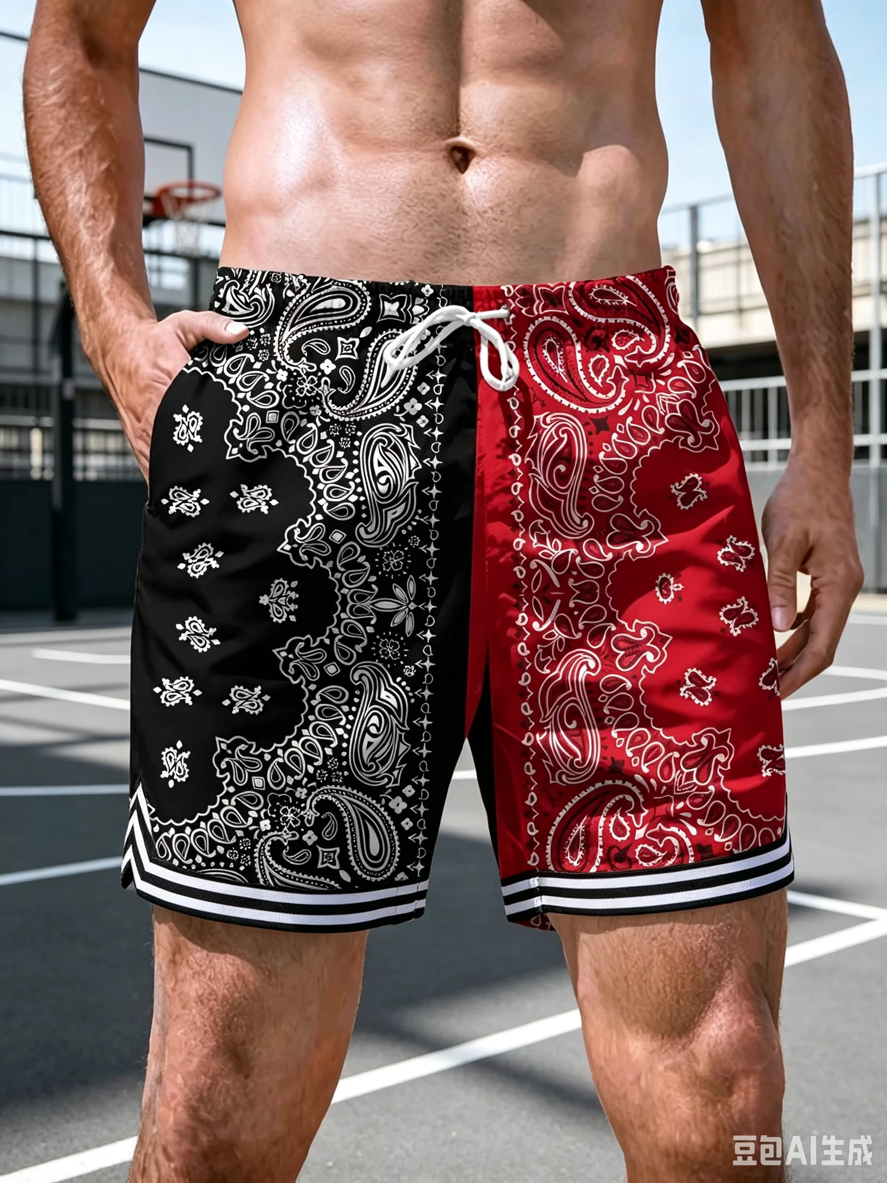 New 2026 Bandana Paisley Patchwork Beach Shorts Men's Quick Drying Shorts Are Suitable for Daily And Y2K
New 2026 Bandana Paisley Patchwork Beach Shorts Men's Quick Drying Shorts Are Suitable for Daily And Y2K