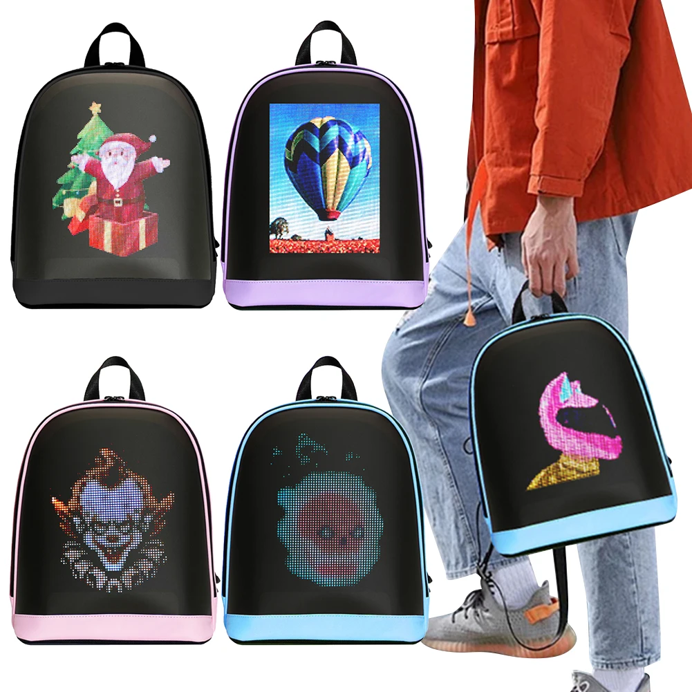 LED Advertising Backpack APP Control Motorcycle Backpack Waterproof Outdoor Pixel Screen Bag for Outdoor Travel
LED Advertising Backpack APP Control Motorcycle Backpack Waterproof Outdoor Pixel Screen Bag for Outdoor Travel