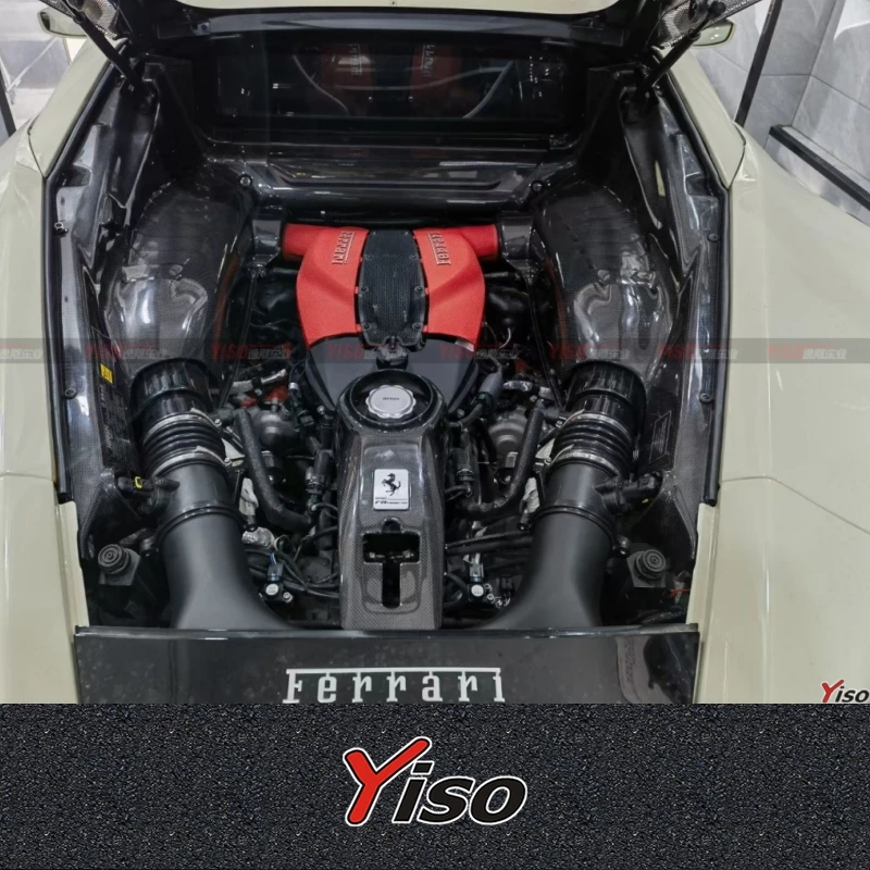 Applicable to the Ferrari F8 with a dry carbon fiber rear engine compartment rear hood engine cover and engine hood
Applicable to the Ferrari F8 with a dry carbon fiber rear engine compartment rear hood engine cover and engine hood