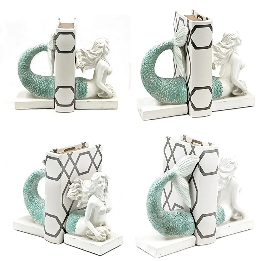 22975 Decorative Bookend Mermaid Antique Farmhouse Sailor Sea Nautical Coastal Fish Boho Beach Decor Retro Vintage Book Ends Di
22975 Decorative Bookend Mermaid Antique Farmhouse Sailor Sea Nautical Coastal Fish Boho Beach Decor Retro Vintage Book Ends Di