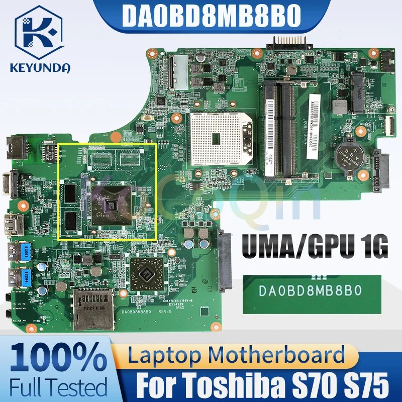 Материнская плата для ноутбуков TOSHIBA S70 S75 DA0BD8MB8B0 216-841027 1G A000237830 A000237590, полностью протестированная
Материнская плата для ноутбуков TOSHIBA S70 S75 DA0BD8MB8B0 216-841027 1G A000237830 A000237590, полностью протестированная