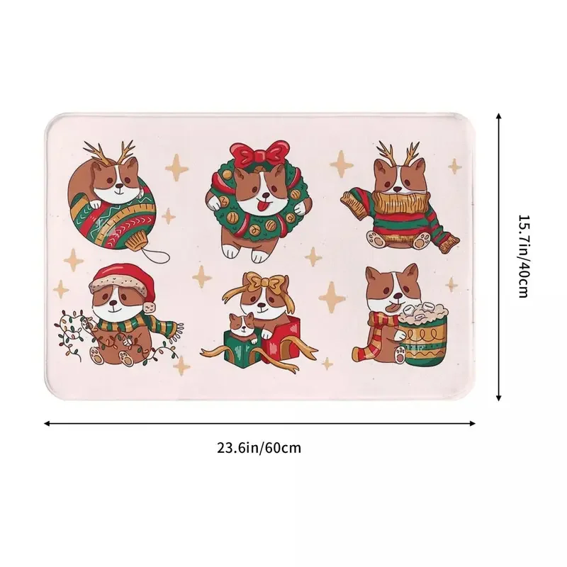 EE01 Merry Christmas Anti-Slip Doormat Bath Mat Adorable Design Corgi Dog Holidays Santa Corgmas Hallway Carpet Door Rug Home D!
EE01 Merry Christmas Anti-Slip Doormat Bath Mat Adorable Design Corgi Dog Holidays Santa Corgmas Hallway Carpet Door Rug Home D!