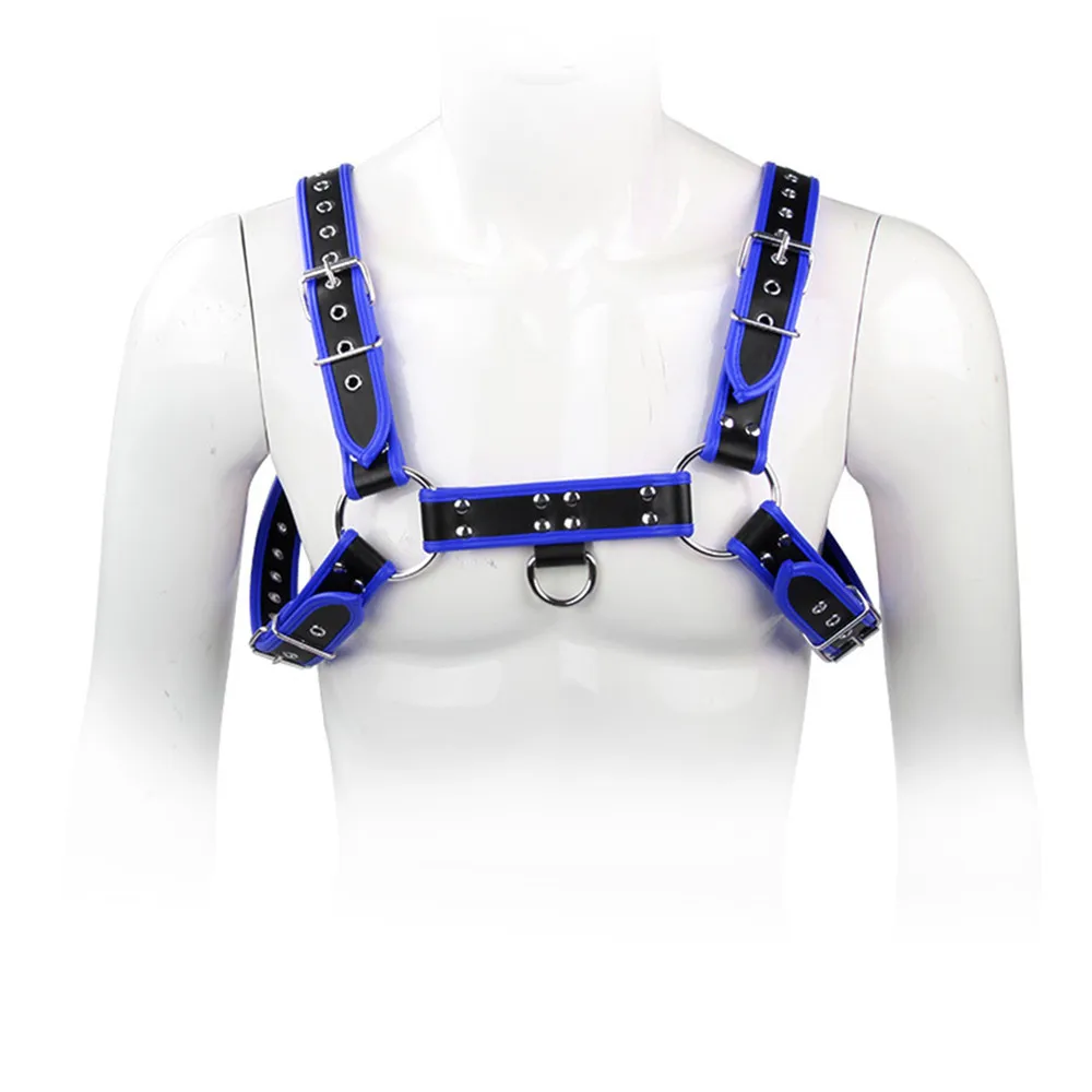 Fetish Male Lingerie Harness Leather Chest Belt Punk Strap Adjustable Body Bondage Sexy Night Club Stage Show Costume
Fetish Male Lingerie Harness Leather Chest Belt Punk Strap Adjustable Body Bondage Sexy Night Club Stage Show Costume
