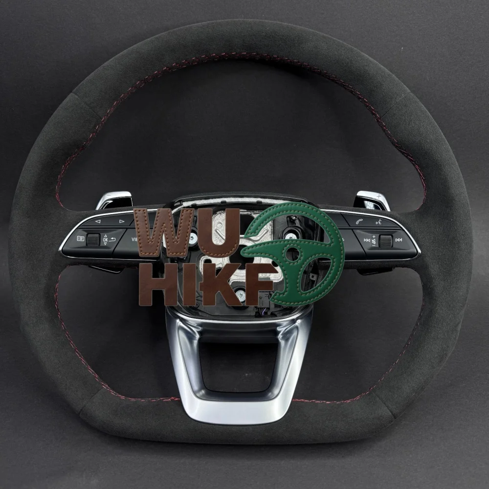 Hand Sewing Suede Car Steering Wheel Cover SQ5 2017-2019 Q3 2018 2019 Q8 SQ8 2018 2019 Steering Wrap Braid Cover For Audi Q5
Hand Sewing Suede Car Steering Wheel Cover SQ5 2017-2019 Q3 2018 2019 Q8 SQ8 2018 2019 Steering Wrap Braid Cover For Audi Q5