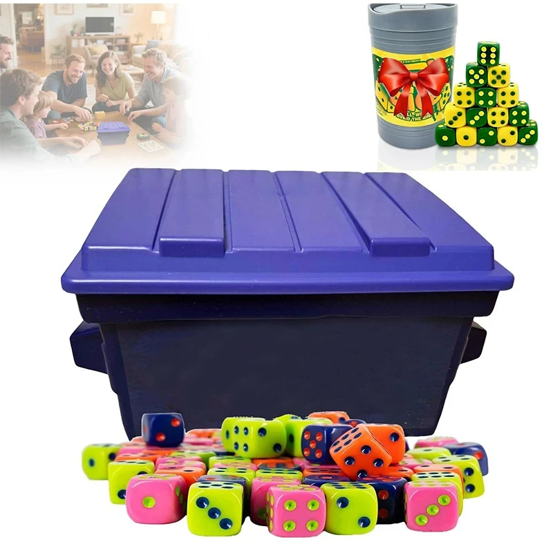 Dumpster Dice с разноцветными игральными костей и наклейками в виде граффити 80/40. Быстрая игра в кости для мусора для вечеринок и семейных игр в ночное время.
Dumpster Dice с разноцветными игральными костей и наклейками в виде граффити 80/40. Быстрая игра в кости для мусора для вечеринок и семейных игр в ночное время.