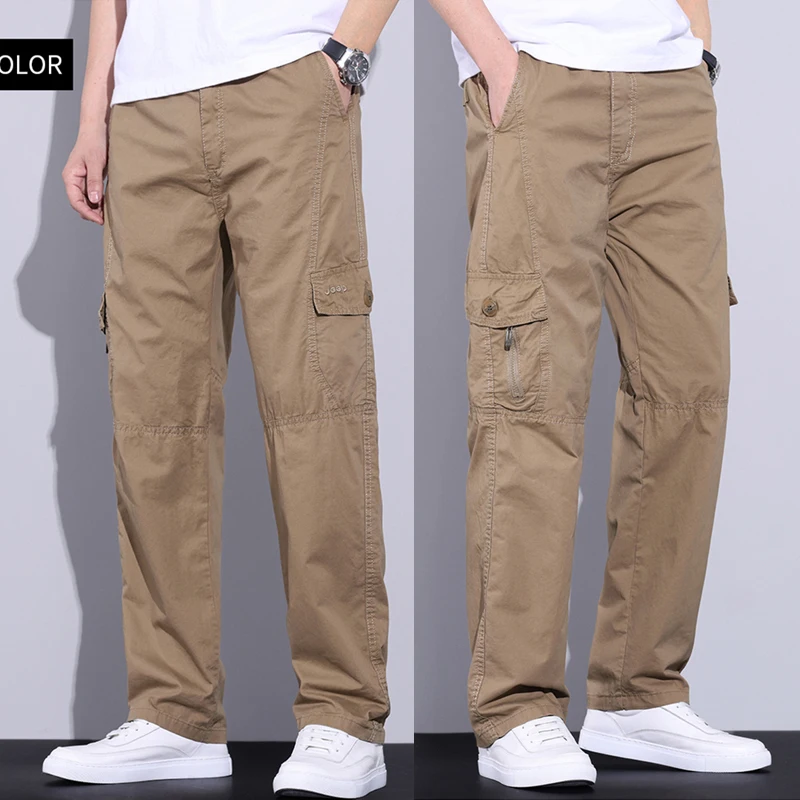 Летние свободные брюки прямого кроя для работы, с эластичным поясом, из тонкого материала, для активного отдыха, длинные, для мужчин, больших размеров, повседневные, черные
Летние свободные брюки прямого кроя для работы, с эластичным поясом, из тонкого материала, для активного отдыха, длинные, для мужчин, больших размеров, повседневные, черные