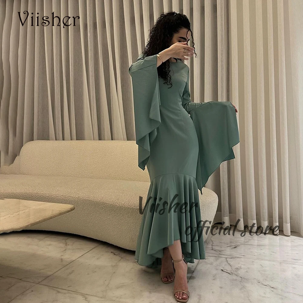 Viisher Arabian Dubai Mermaid Evening Dresses Long Sleeve O Neck Prom Party Dress Arabian Dubai Formal Occasion Gowns
Viisher Arabian Dubai Mermaid Evening Dresses Long Sleeve O Neck Prom Party Dress Arabian Dubai Formal Occasion Gowns