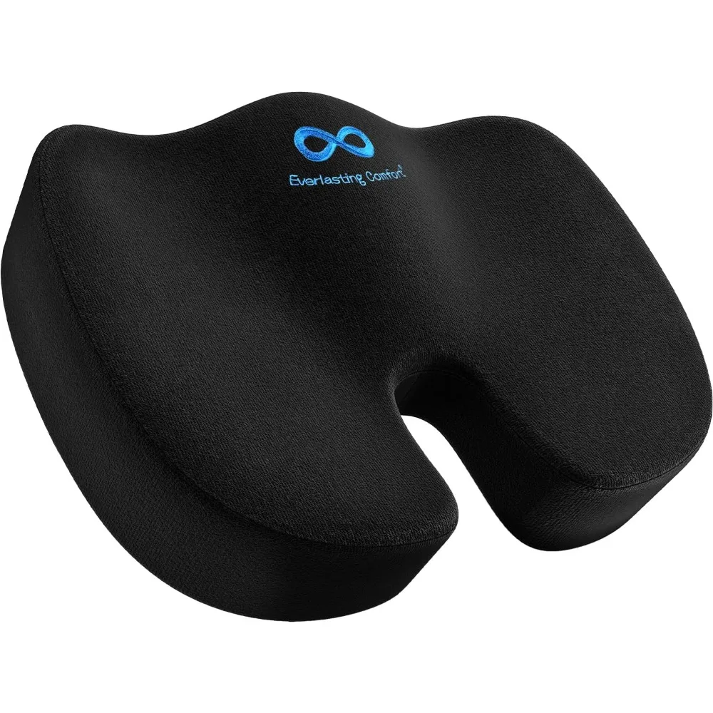 Memory Foam Seat Cushion for Office Chairs & Car Seat - Ergonomic Office Desk Accessories for Tailbone Pain Relief, Sciatica
Memory Foam Seat Cushion for Office Chairs & Car Seat - Ergonomic Office Desk Accessories for Tailbone Pain Relief, Sciatica
