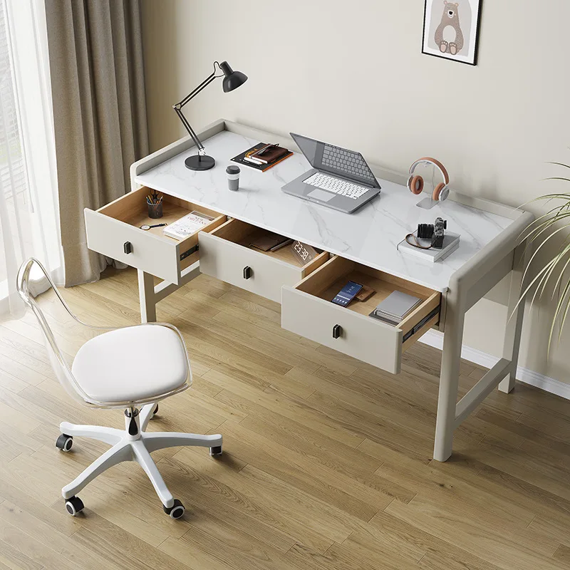 PYH Slate Desk Combination Modern Simple Home Bedroom Writing Desk Light Luxury Computer Office
PYH Slate Desk Combination Modern Simple Home Bedroom Writing Desk Light Luxury Computer Office