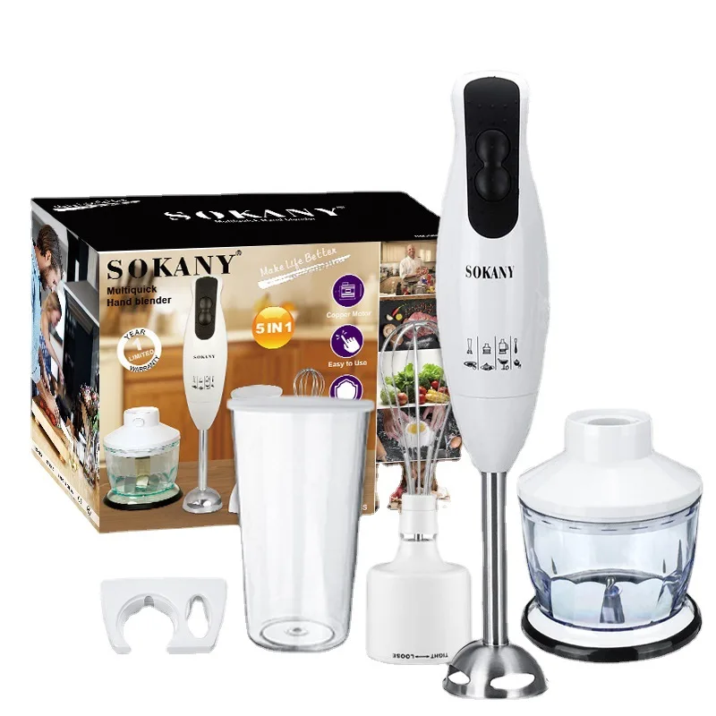 Electric Food Immersion Hand Blender Stainless Steel 2 Speeds Egg Vegetable Fruit Cutter Food Mixer Meat Grinder
Electric Food Immersion Hand Blender Stainless Steel 2 Speeds Egg Vegetable Fruit Cutter Food Mixer Meat Grinder