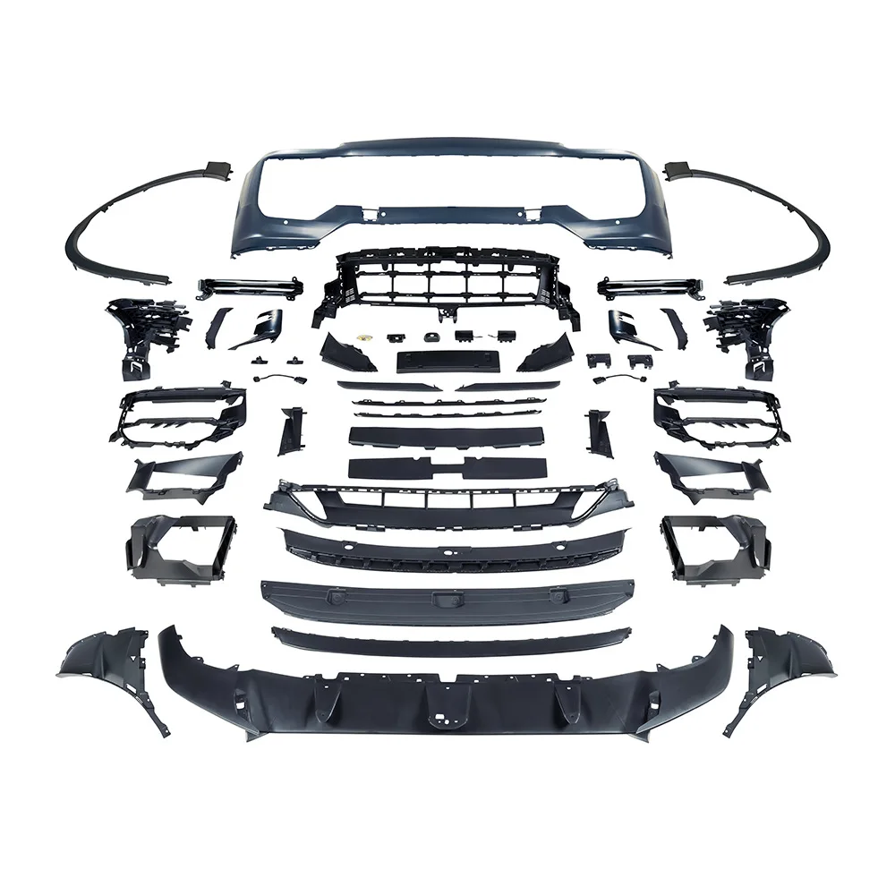 Suitable for The front bumper assembly of the 18-23 Cayenne 9Y0.2TURBOGT with daytime running lights and Turbo front wheel arche
Suitable for The front bumper assembly of the 18-23 Cayenne 9Y0.2TURBOGT with daytime running lights and Turbo front wheel arche