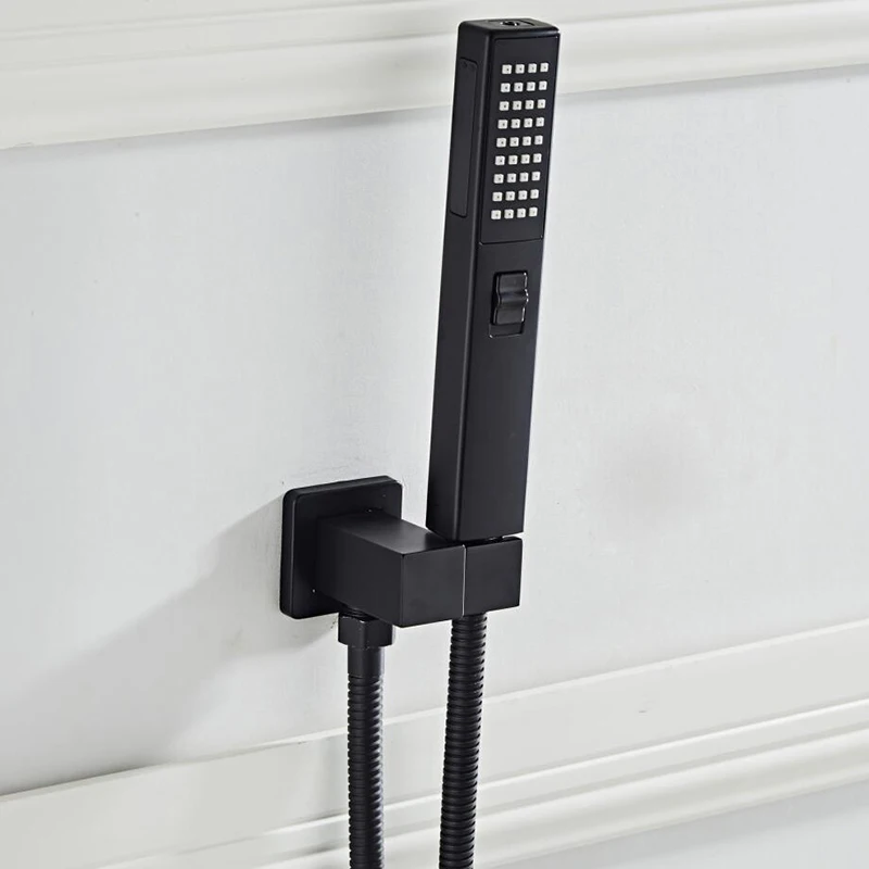 Bathroom Accessories Black Wall Stainless Steel Handheld Sprinkler Shower Mounting Black Shower&Spray 2 Function Handheld
Bathroom Accessories Black Wall Stainless Steel Handheld Sprinkler Shower Mounting Black Shower&Spray 2 Function Handheld