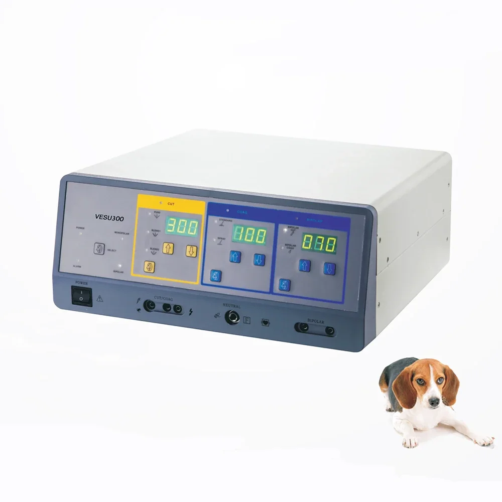 Veterinary Equipment: VESU300 High Quality Veterinary Multi-functional Electrocautery Electrosurgical Unit
Veterinary Equipment: VESU300 High Quality Veterinary Multi-functional Electrocautery Electrosurgical Unit