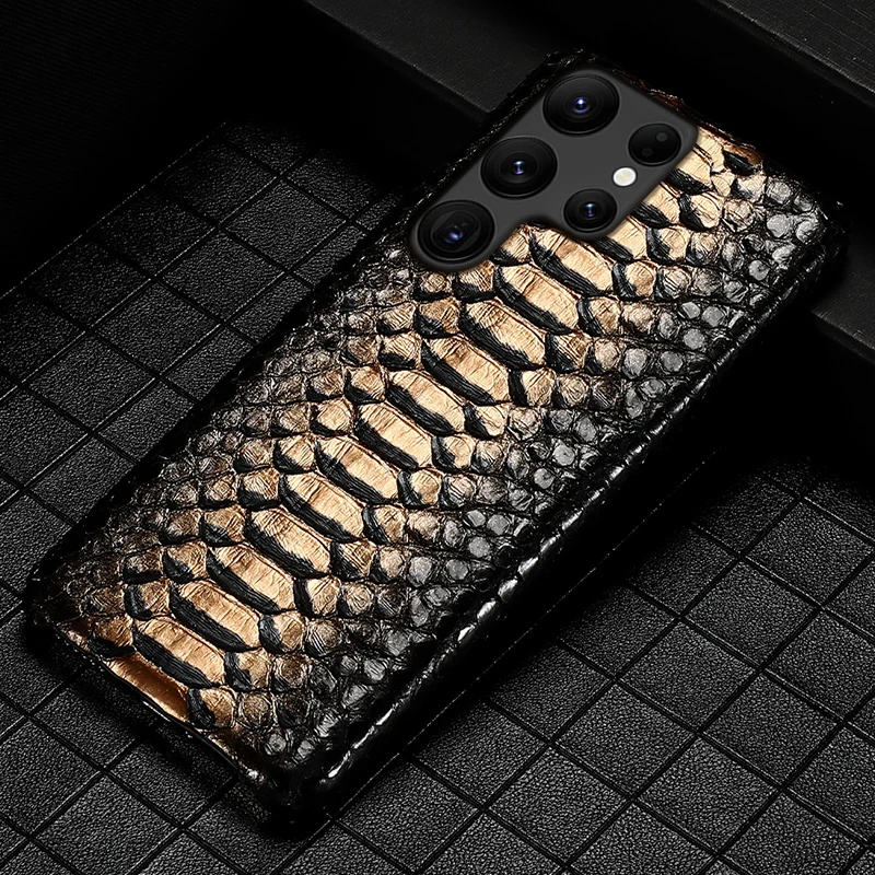 LANGSIDI Роскошный чехол из натуральной кожи Python для Samsung Galaxy S23 S24 S25 Ultra S22 Plus S21 S20 Кожаная задняя крышка из змеиной кожи
LANGSIDI Роскошный чехол из натуральной кожи Python для Samsung Galaxy S23 S24 S25 Ultra S22 Plus S21 S20 Кожаная задняя крышка из змеиной кожи