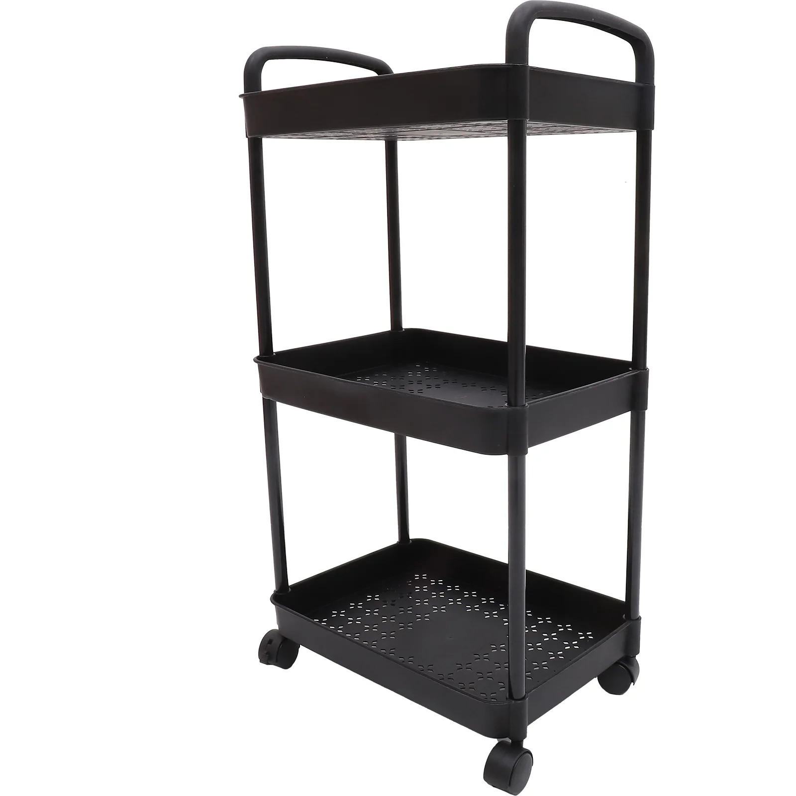 Three-layer Trolley Shelf Organizer Kitchen Shelves Utility Cart and Storage Tier Bakers Rack with Racks for Kitchens
Three-layer Trolley Shelf Organizer Kitchen Shelves Utility Cart and Storage Tier Bakers Rack with Racks for Kitchens