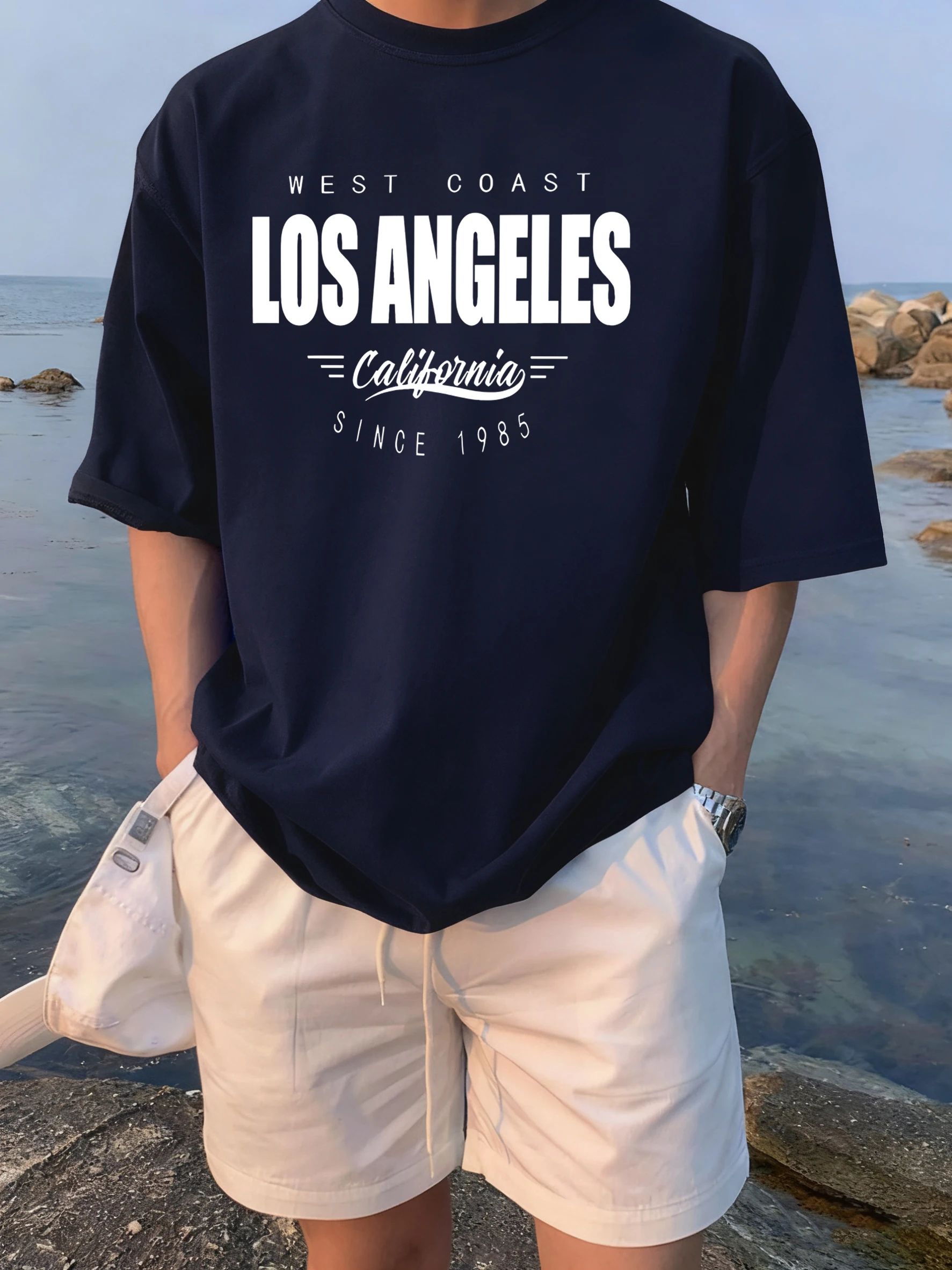 West Coast California Since 1985 Print Men O-Neck Shirts Summer Loose T-Shirt Breathable Fashion Top Cotton Vintage Short Sleeve
West Coast California Since 1985 Print Men O-Neck Shirts Summer Loose T-Shirt Breathable Fashion Top Cotton Vintage Short Sleeve