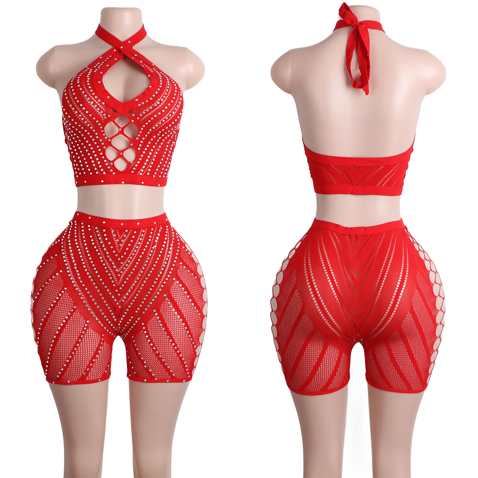 Rhinestone Lace Bra Jumpsuit Shiny Shorts Stripper Exotic Dancewear Stage Performance One-Piece Costume Club Lingerie Adults
Rhinestone Lace Bra Jumpsuit Shiny Shorts Stripper Exotic Dancewear Stage Performance One-Piece Costume Club Lingerie Adults