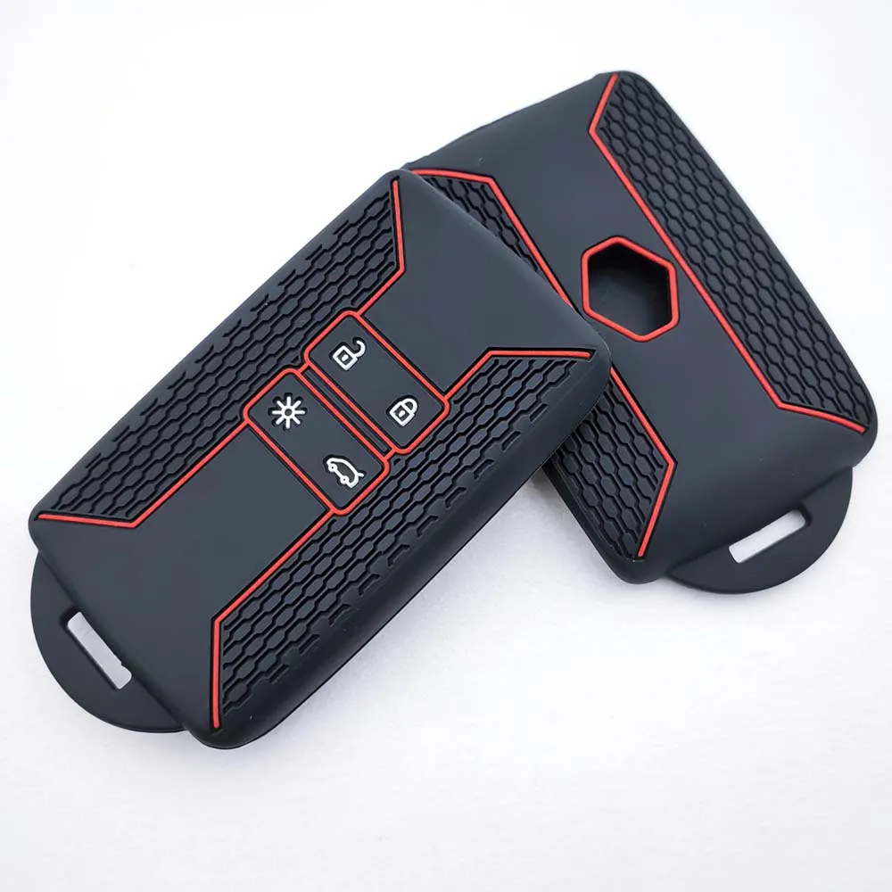 Silicone Car Key Case Cover Fob for Renault Captur Megane Talisman Espace Clio Zoe Koleos Scenic 4 Arkana Dacia Sandero Card 
Silicone Car Key Case Cover Fob for Renault Captur Megane Talisman Espace Clio Zoe Koleos Scenic 4 Arkana Dacia Sandero Card