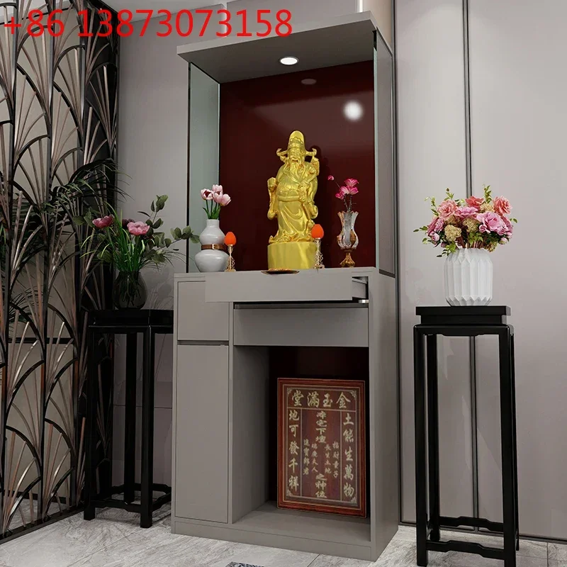 Fotai Home Incense Case Fujian South Goodbye Table Buddha Statue Cabinet Modern Glass Frame Solid Wood Standing Cabinet
Fotai Home Incense Case Fujian South Goodbye Table Buddha Statue Cabinet Modern Glass Frame Solid Wood Standing Cabinet