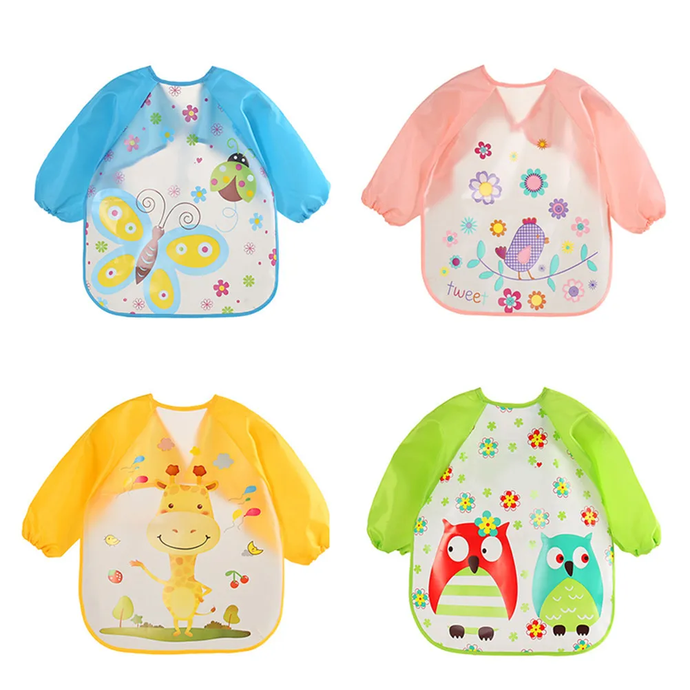 4 Pcs Baby Bibs with Sleeves Eating Apron for Babies Smock Aprons Shirt Feeding Girl
4 Pcs Baby Bibs with Sleeves Eating Apron for Babies Smock Aprons Shirt Feeding Girl
