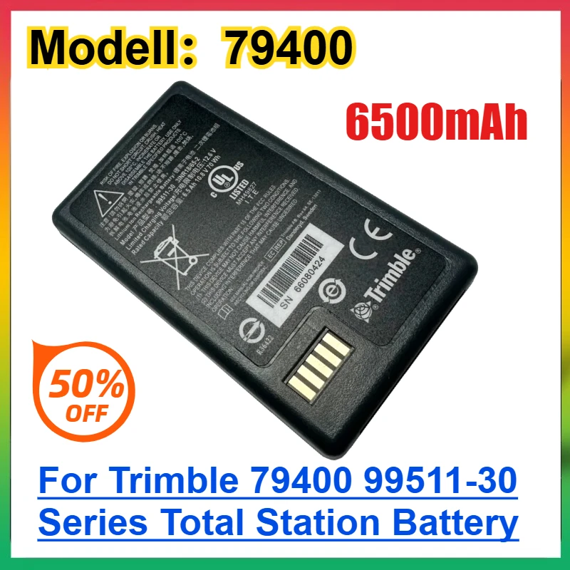 6500mAh Battery For Trimble 79400 99511-30 For S3 S5 S6 S7 S8 S9 SX10 VX for Robotic SPS930 SPS 610 SPS Series Total Station
6500mAh Battery For Trimble 79400 99511-30 For S3 S5 S6 S7 S8 S9 SX10 VX for Robotic SPS930 SPS 610 SPS Series Total Station