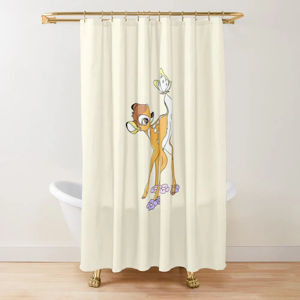 Bambi Shower Curtain Waterproof Shower And Anti-Mold Bathroom Shower Bathroom Fabric Luxury Bathroom Curtain
Bambi Shower Curtain Waterproof Shower And Anti-Mold Bathroom Shower Bathroom Fabric Luxury Bathroom Curtain