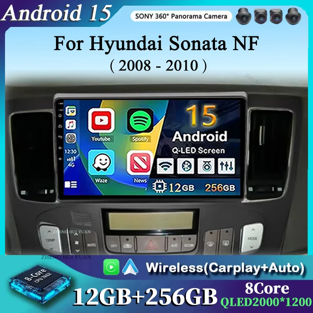 Автомобильное радио Android 15 для Hyundai Sonata NF 2008-2010 навигация GPS экран Android Auto 5G стерео Wi-Fi видео беспроводной Carplay
Автомобильное радио Android 15 для Hyundai Sonata NF 2008-2010 навигация GPS экран Android Auto 5G стерео Wi-Fi видео беспроводной Carplay