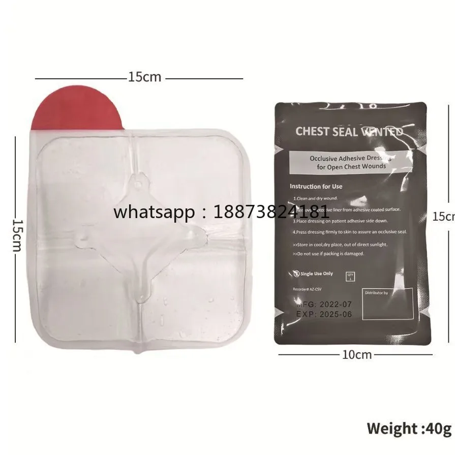 New Design Medical Emergency First Aid Hydrogel Chest Seal for Rescue fast shipping
New Design Medical Emergency First Aid Hydrogel Chest Seal for Rescue fast shipping