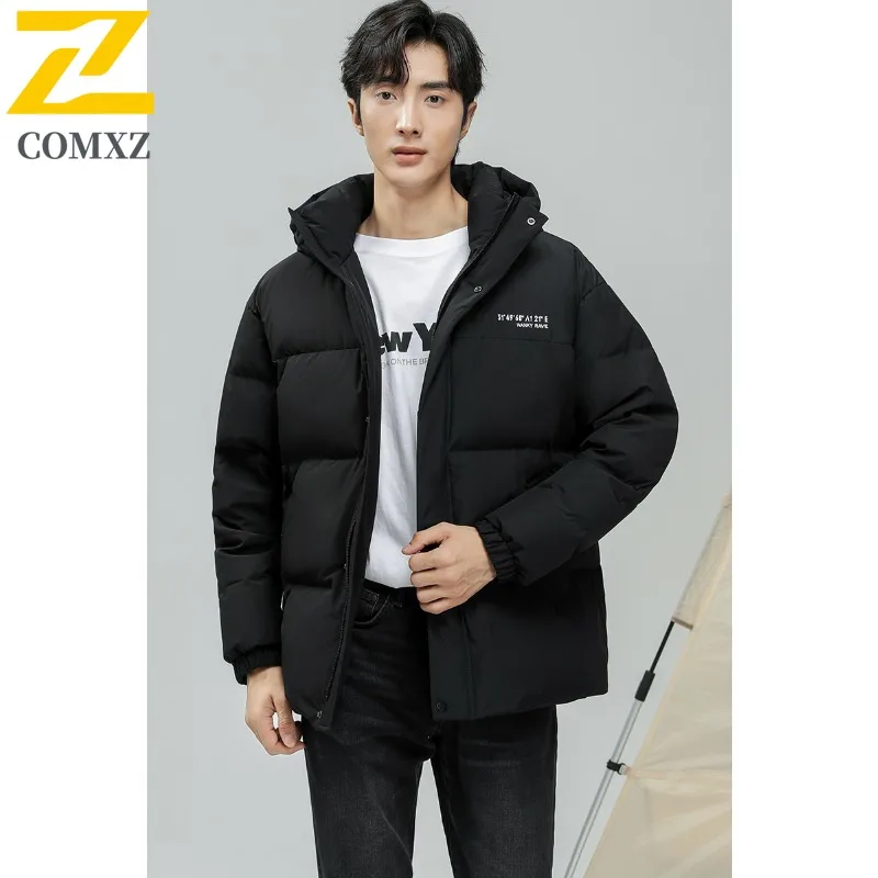COMXZ Men's Parker Coat High Quality Korean Fashion Warm Lightweight Snowy Padded Jacket Traveling Cold-Resistant Winter Jacket
COMXZ Men's Parker Coat High Quality Korean Fashion Warm Lightweight Snowy Padded Jacket Traveling Cold-Resistant Winter Jacket
