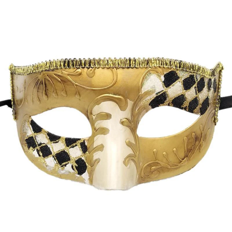 Masquerade Mask Women Men Fashion Vintage Multicolor Plaid Aldult Prom Accessories Halloween Carnival Easter Cosplay Party Black
Masquerade Mask Women Men Fashion Vintage Multicolor Plaid Aldult Prom Accessories Halloween Carnival Easter Cosplay Party Black