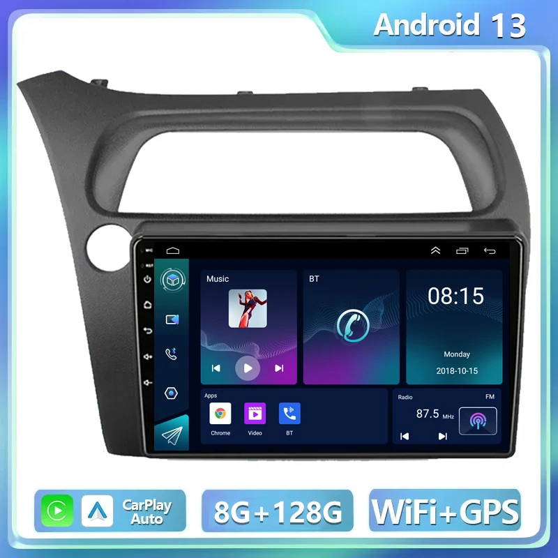Android13 Car Radio For Honda Civic Hatchback 2006-2010 2011 Multimedia Video Player Navigation GPS wireless Carplay Auto Stereo
Android13 Car Radio For Honda Civic Hatchback 2006-2010 2011 Multimedia Video Player Navigation GPS wireless Carplay Auto Stereo