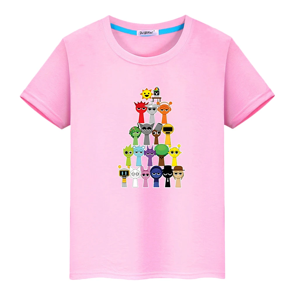 Sprunki print 100%Cotton Cute Tees anime Short y2k one piece Sprunki t shirt for kids boy 10year Tops pride tshirt girl clothes
Sprunki print 100%Cotton Cute Tees anime Short y2k one piece Sprunki t shirt for kids boy 10year Tops pride tshirt girl clothes