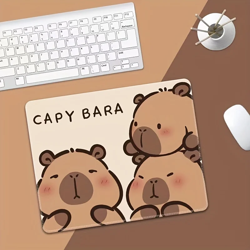 Cute Capybara Cartoon Mouse Pad Non-Slip Office Desk Decoration Mousepad Anime Desk Pad Keyboard Pad Kawaii Desk Accessories
Cute Capybara Cartoon Mouse Pad Non-Slip Office Desk Decoration Mousepad Anime Desk Pad Keyboard Pad Kawaii Desk Accessories