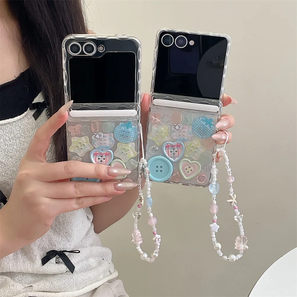 Cute 3D Strawberry Kitten Phone case for Samsung Galaxy Z Flip 7 6 5 4 3 5g Flip 7 6 flip 6 7FE Cover With Chain Korean Cases
Cute 3D Strawberry Kitten Phone case for Samsung Galaxy Z Flip 7 6 5 4 3 5g Flip 7 6 flip 6 7FE Cover With Chain Korean Cases