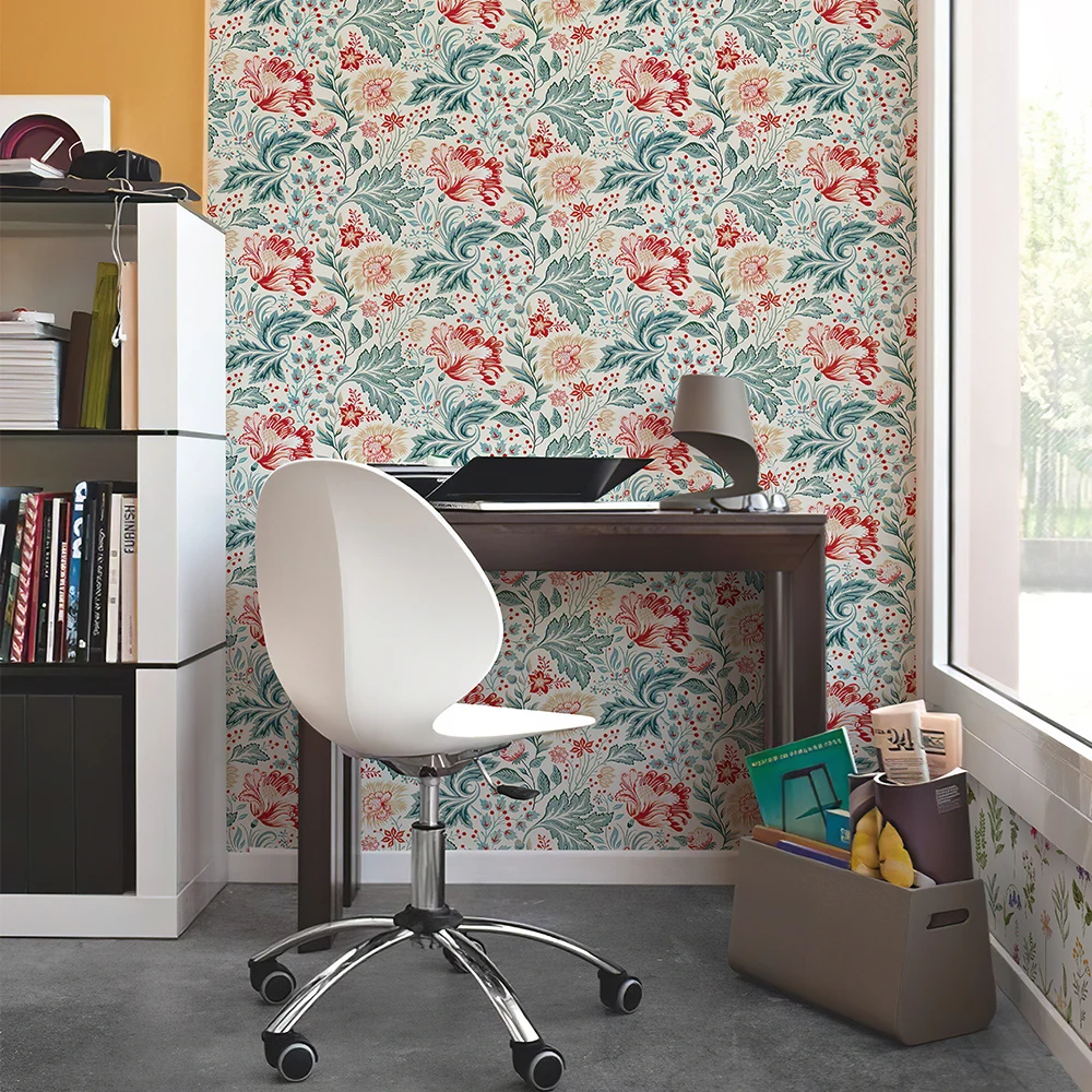 Blue And Red Floral Vinyl Wallpaper Morden Waterproof And Durable PVC Wall Sticker Flower Cabinet Sticker For Furniture
Blue And Red Floral Vinyl Wallpaper Morden Waterproof And Durable PVC Wall Sticker Flower Cabinet Sticker For Furniture
