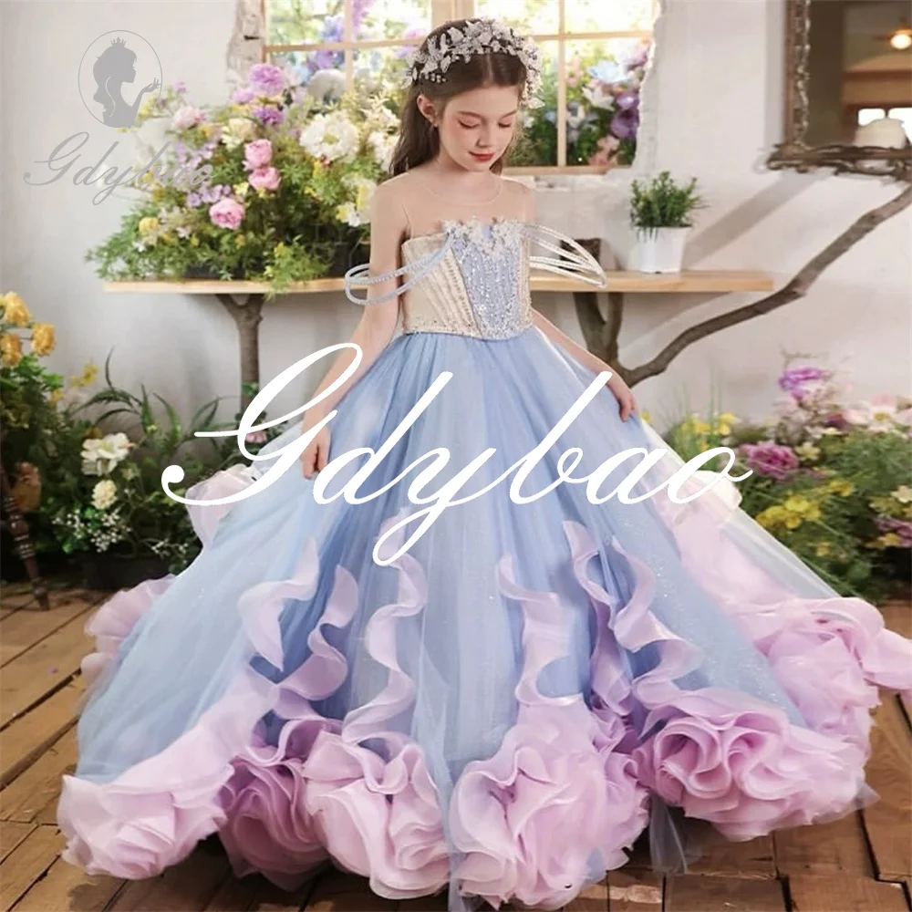 GDYBAO Luxury Crystals Formal Princess Flower Girl Dress Beading Elegant Sequined First Communion Dress Customized New 2025
GDYBAO Luxury Crystals Formal Princess Flower Girl Dress Beading Elegant Sequined First Communion Dress Customized New 2025