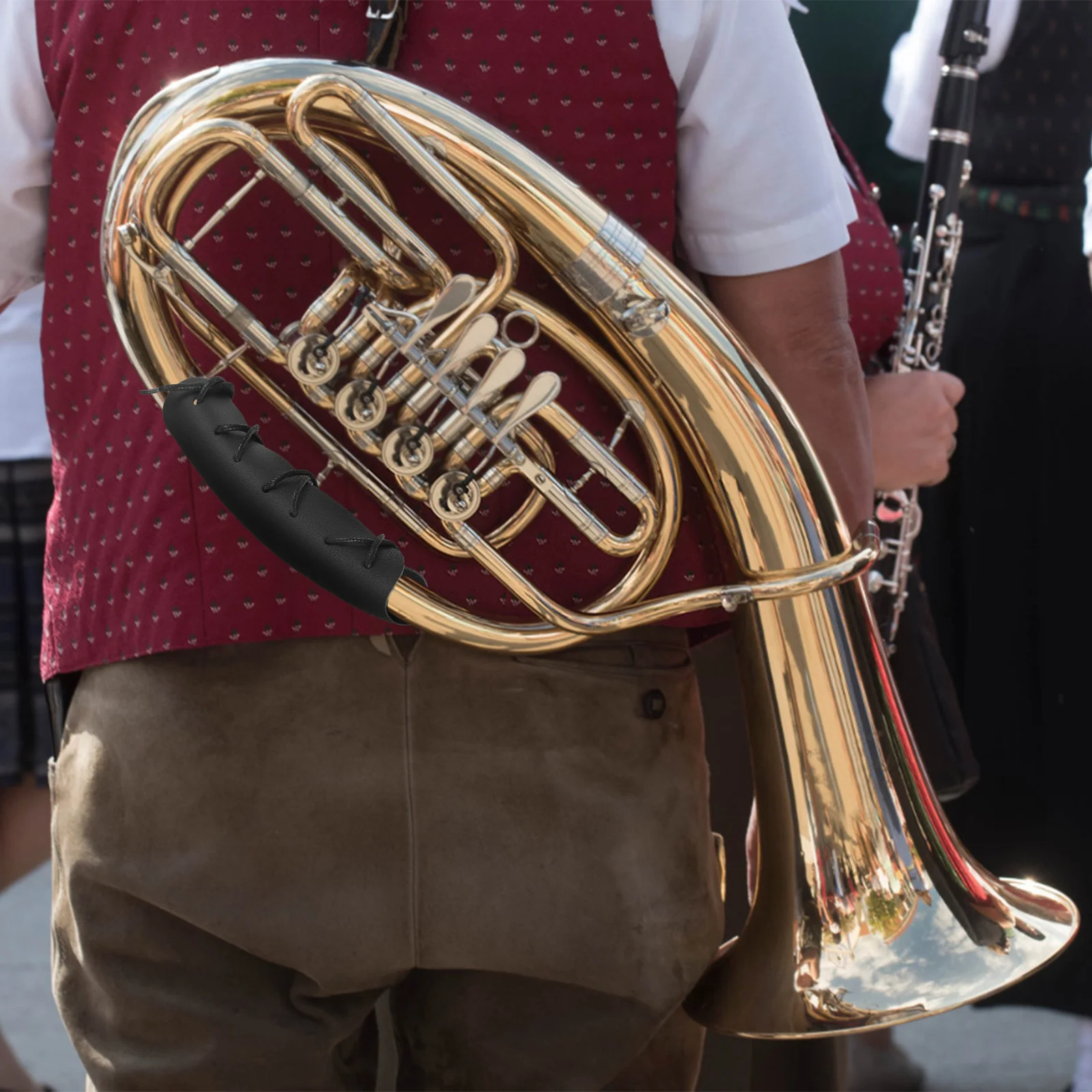 Sturdy French Horn Guard Non-Skid Strap Excellent Craftsmanship Reasonable Structure Protective Replacement Gift
Sturdy French Horn Guard Non-Skid Strap Excellent Craftsmanship Reasonable Structure Protective Replacement Gift