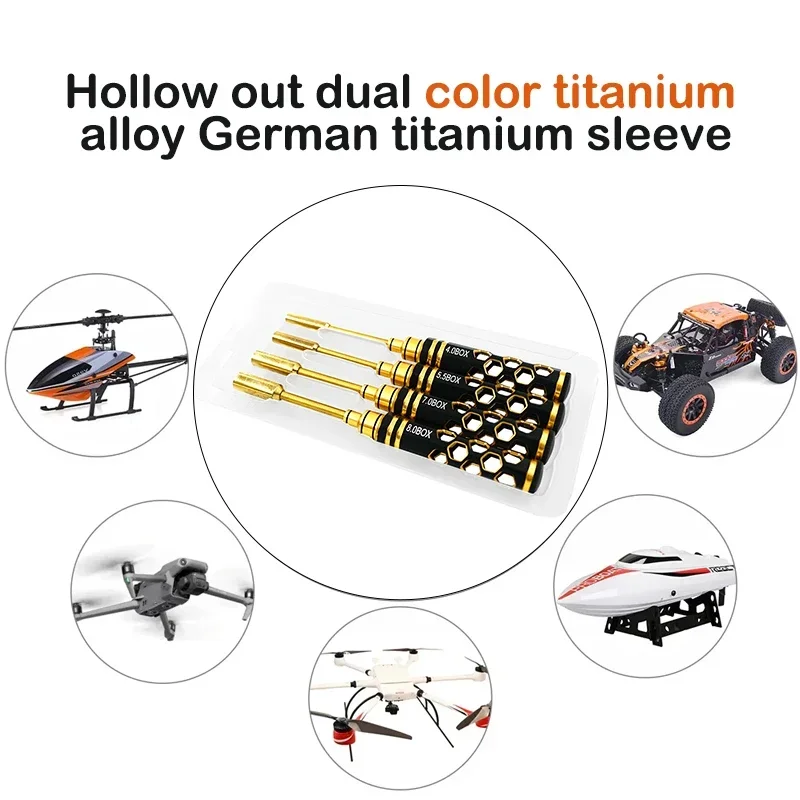 RC Remote Control Model Car Repair Tool Metal Sleeve with Hollow Handle 4.0/5.5/7.0/8.0
RC Remote Control Model Car Repair Tool Metal Sleeve with Hollow Handle 4.0/5.5/7.0/8.0