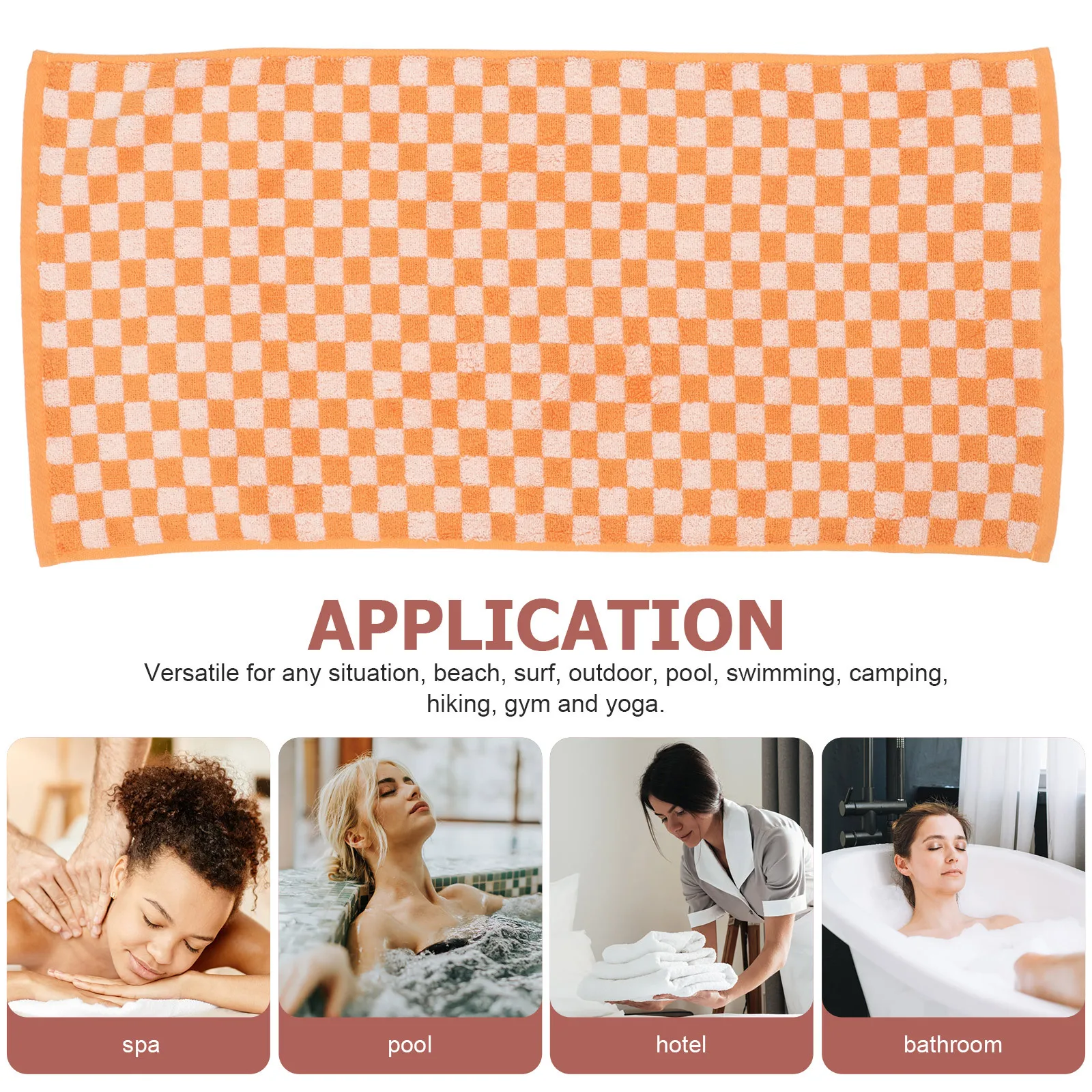 2pcs Checked Towel Cotton Face Towels Fast Absorbent Soft Hand Towel For Bathroom Shower Gym Spa Large Washcloths
2pcs Checked Towel Cotton Face Towels Fast Absorbent Soft Hand Towel For Bathroom Shower Gym Spa Large Washcloths