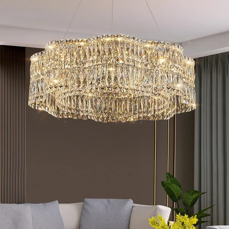 Lamp: modern, simple, light luxury, dining room, bedroom lamp, new high-end crystal chandelier
Lamp: modern, simple, light luxury, dining room, bedroom lamp, new high-end crystal chandelier